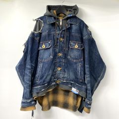 ミハラヤスヒロ 24SS再構築レイヤード デニムジャケット 48 ミハラヤスヒロ 24SS再構築レイヤード デニムジャケット 48 - メルカリ