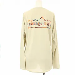 パタゴニア Patagonia ロングスリーブ キャプリーン クール デイリー グラフィック シャツ 長袖 S ベージュ 45205 L /OR