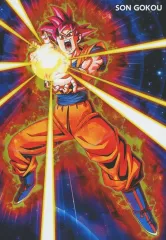 【中古】食玩 雑貨 11.孫悟空(超サイヤ人ゴッド) 「ドラゴンボール ポストアートウエハース UNLIMITED」