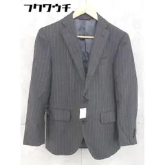 ◇ THE SUIT COMPANY 2B シングル 長袖 テーラード ジャケット サイズ165cm-8Drop ダークグレー系 メンズ 【1103100012436】