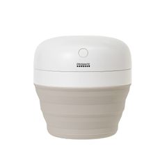 【テレビで紹介されました】PRISMATE（プリズメイト）コードレス折りたたみ加湿器 PR-HF070 (WH（ホワイト）)小さく折りたためる加湿器 [WH（ホワイト）]