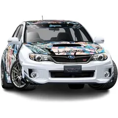 アオシマ プラモデル 1/24 痛車 No.2 ラブライブ！サンシャイン!! GRB インプレッサ WRX STI '10 スバル