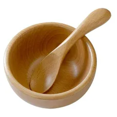 木製 ブナ キッズ離乳食 セット  スプーン ボウル スープ 天然木