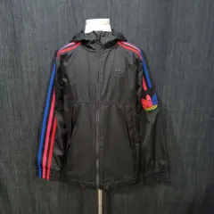 トゥイーン 130 adidas(アディダス) 3D ウィンドブレーカー ブルゾン (状態良好) 032605