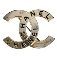 CHANEL シャネル ヴィンテージ ココマーク 98P ブローチ シルバー 正規品 / 40552