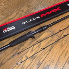 【硬さ：M】新品 アブガルシア BLACK MAX スピニングロッド バスロッド 硬さ：ML】新品 アブガルシア ブラックMAX スピニングロッド