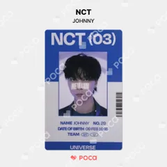NCT ジャニー トレカ Universe ID CARD + PHOTO SET MD 公式