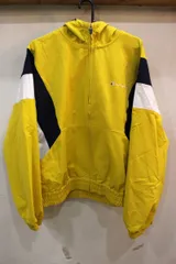 champion / チャンピオン ジップフードジャケット パーカー CW-QSC01 レディース Lサイズ イエロー系 ポリエステル USED