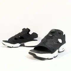 スポーツMIX◎【Reebok】リーボック スポーツ サンダル V69436 ポンプフューリー INSTAPUMP FURY SANDAL 軽量 カジュアル スポーティー 人気 ロゴ 黒 ブラック レディース サイズ24cm /M32448HH