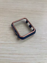 ブルー アップルウォッチ カバー ケース AppleWatch レディース かわいい おしゃれ 側面 保護枠 保護ケース 40mm 41mm 42mm 44mm 45mm シリーズ se 9/8/7/6/5/4 対応