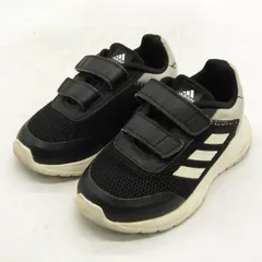 アディダス スニーカー ローカット テンソーラン2.0 GZ5856 シューズ 靴 黒 キッズ 男の子用 14サイズ ブラック adidas 【中古】