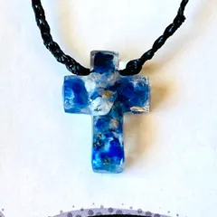 十字架（クロス）天然石ネックレス