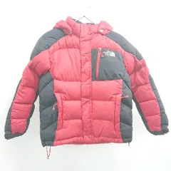 ◇ ⊇ THE NORTH FACE ザ ノース フェイス 子供用 バイカラー 長袖 中綿ジャケット サイズ110 レッド系 男の子 E  【1507250006411】