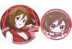 【中古】バッジ・ビンズ MEIKO 缶バッジセット(2個セット) 「フリューくじ 初音ミク ぬーどるストッパーフィギュア」 E賞