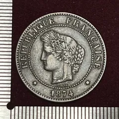 1871 フランス　2フラン銀貨　MSグレード 1871 フランス 2フラン銀貨 MSグレード 1871 フランス 2フラン