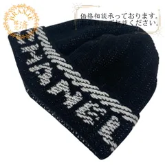 【５％OFF フォロワークーポン！！】CHANEL【シャネル】 22K ロゴ ニットキャップ カシミヤ ユニセックス
