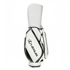 Lexus ゴルフバッグ ホワイト ストライプ Lexus ゴルフバッグ ホワイト ストライプ Lexus ゴルフバッグ