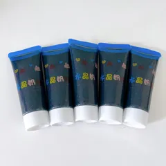 【50mlタイプ/5本セット】デコホイップクリーム　ハンドメイド　ホイップ　黒　ブラック　クリア