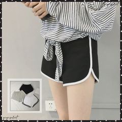 ショートパンツ レディース スポーツ アウトドア ホットパンツ ルームウェア定番のシンプルなデザインではき心地がとても快適なレディース用ショートパンツライトなスウェット素材を使用しているから動きやすくてランニングやスポーツ ビーチ