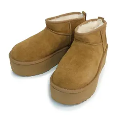 【新品】UGG アグ ブーツ レディース ムートンブーツ 厚底 クラシック ウルトラ ミニ プラットフォーム Classic Ultra Mini Platform 1135092 チェスナット chestnut
