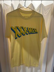 X-MEN XXX-MEN エックスメン Tシャツ 半袖T イエロー系 薄いイエロー A-662