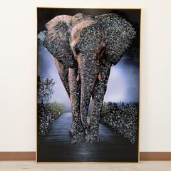 アートフレーム サバンナ/象 絵画 クリスタルピクチャー アートフレーム サバンナ/象 絵画 クリスタルピクチャー アート