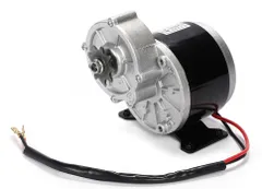 ギヤ 減速 モーター 250W 自転車 改造 車 電動 バイク 作成 12V 24V プーリー ギアタイプ (24, ボルト) [24]