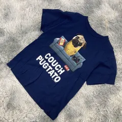 【良品】キャラクターTシャツ【F】カジュアル  ストリート  ユニセックス  青系  ブルー【送料無料】