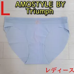 レディース L パンツ ショーツ 下着 AMOSTYLE by Triumph アモスタイル トリンプ ブルー AKR