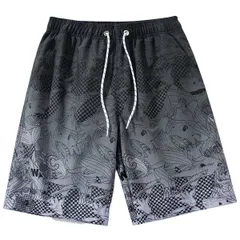 水着 メンズ サーフパンツ 大きいサイズ おしゃれ かっこいい ハーフパンツ 海パン 海水パンツ 水陸両用 インナー付き ひざ丈 mm3002 10 M|L|XL|3L(XXL)|4L(XXXL)