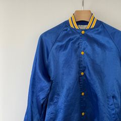 スカジャン アウター ヴィンテージ ジャケット BLUE S