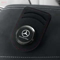 メルセデス・ベンツ 車用サングラスクリップ メガネクリップ ホルダーメガネカード収納4色選択