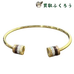 ブシュロン　Boucheron　QUATRE CLASSIQUE キャトル クラシック 2モチーフ バングル　ブレスレット　18K　YG　PG　HG