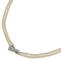 TASAKI PEARL タサキ・田崎真珠  ベビーパール・ロング・アコヤ真珠/ネックレス/Silver/銀製-29.4g/シルバー/プレゼント【♀】【S】【レディース】■547050【中古】