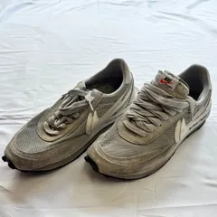 NIKE sacai Fragment LD Waffle Light Smoke Gray 28.5cm ナイキ サカイ フラグメント ワッフル スニーカー 中古