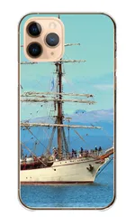 iPhone 17 Pro ケース カバー アイフォン17プロ スマホケース ハードケース 船 海賊船 海賊 航海 大航海 海 波 冒険 写真 かっこいい おしゃれ 夕焼け 空 カラー03