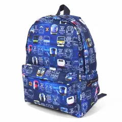 COLORFUL CANDY STYLE 新品  リュックサック チェストベルト付き 撥水タイプ 電車の顔コレクション ※JR東日本商品化許諾済 子供用 小学生 キッズ 通園リュック 子供 かわいい 遠足リュック バックパック チェストベルト 子供用リュック