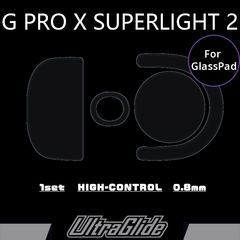 Ultraglide マウスソール Logicool G PRO X Superlight2用 0.8mm Ultrabrake 高耐久 ハイコントロール型 ガラスパッド向き ウルトラグライド【並行輸入品】