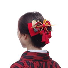 【人気商品】YAOOYAOO 袴 髪飾り 卒業 式 蝶々髪飾り 浴衣髪飾り リボ