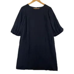 美品 BEAMS HEART ビームスハート フリル オールシーズン ワンピース ポリエステル ブラック レディース S【古着】【中古】【送料無料】