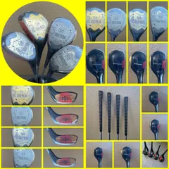 ③★送料込み★80205203【男性用】【左】【レフティ】MIZUNOウッドのセット★W2、W3、W4、W5 (4本セット) ★硬さ不明★革グリップ★のサムネイル