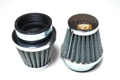 【人気商品】mm 2個 55 セット 【ADVANTAGE】 パワーフィルター エア クリーナー 汎用 バイク (55mm（2個）)