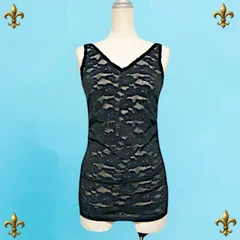 【新品★現品限り】フリーサイズ ★ セクシー ★ 総レース シースルー メッシュ タンクトップ キャミソール ★ レディース★トップス★カットソー★インナー レイヤードスタイル