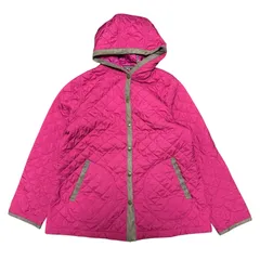 RE206 【美品】 NEW YORKER ニューヨーカー キルティング フードジャケット ピンク レディース サイズ13 XLサイズ相当