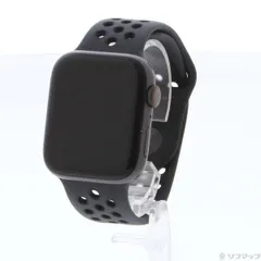 〔中古品〕 Apple Watch Series 6 Nike GPS + Cellular 44mm スペースグレイアルミニウムケース アンスラサイト／ブラックNikeスポーツバンド【305】