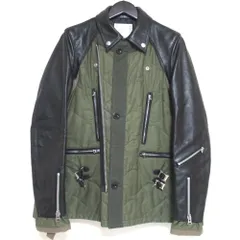 楽天市場】【中古】sacai クレイジーパターンライダースニット