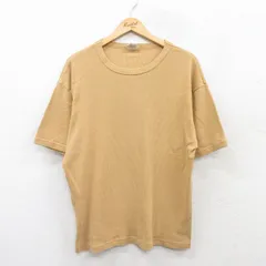 XL/古着 ギャップ GAP 半袖 ビンテージ Tシャツ メンズ 00s 無地 クルーネック ベージュ系 カーキ 25may30 中古