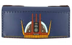 未使用 展示品 定価38500円 オジャガ デザイン 豆シパミュパミュ 長財布 MUZICA VITA/イタリア牛革LZIP財布 -コンパクトなのにたっぷり