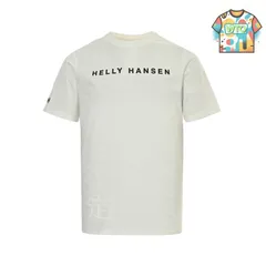 【今日WTO】HELLYHANSEN/HH ハリーハンセン 胸元アルファベット半袖-IR33