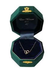 4℃ (ヨンドシー) ダイヤモンド シルバー オープンハートネックレス シルバー レディース/036